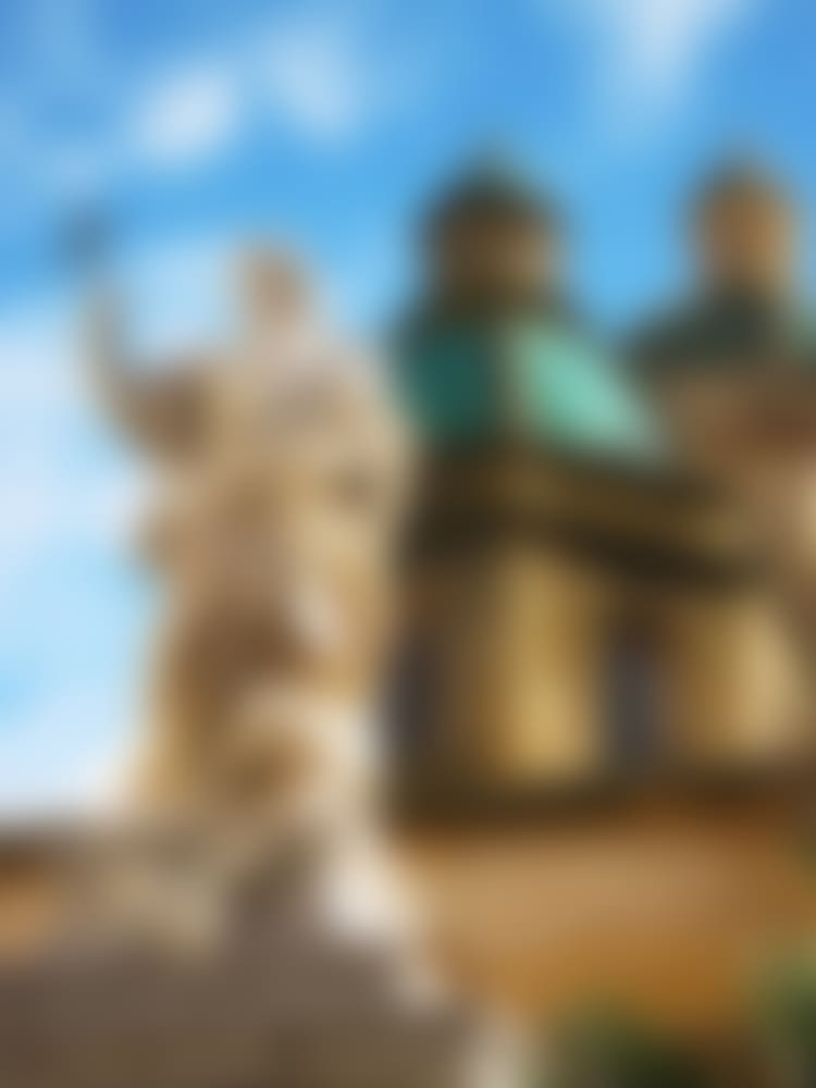 A shot of the cathedral of Mazara del Vallo.